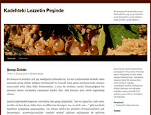Tablet Screenshot of kadehtekilezzetinpesinde.com